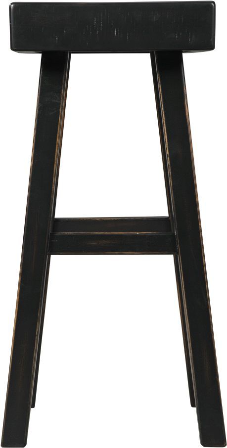 Signature Design by Ashley® Glosco Black Pub Height Bar Stool-1