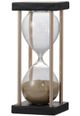 A & B Home Stanley Black/Gold 15-Minute Hourglass-0