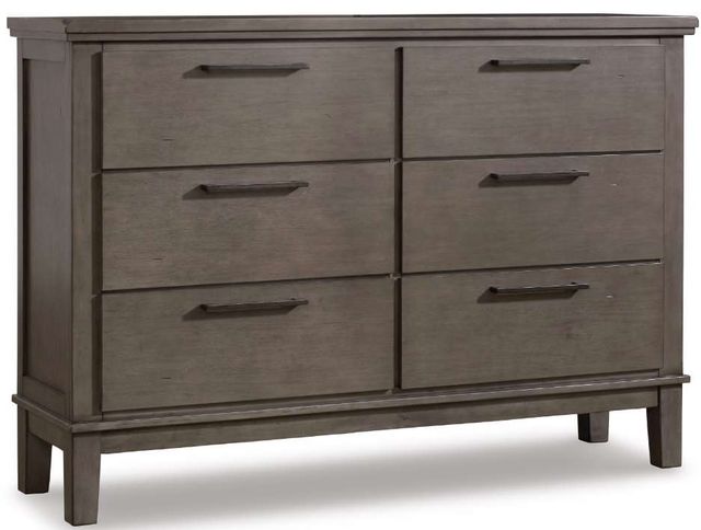 Benchcraft® Hallanden 3-Piece Gray Queen Panel Storage Bed Set-2