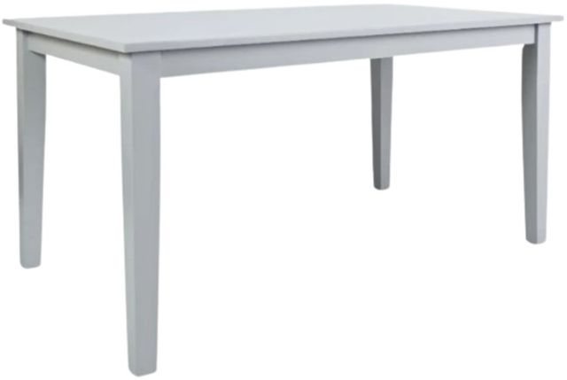Jofran Inc. Simplicity Dove Gray Rectangle Dining Table-0