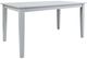 Jofran Inc. Simplicity Dove Gray Rectangle Dining Table-0