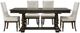 Liberty Furniture Arden Road 5-Piece Cream/Satin Cherry Trestle Dining Set-0