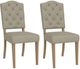 Riverside Furniture Mix-N-Match Chairs 2-Piece Sand Button Tufted Upholstered Chair Set-0