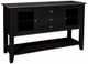 John Thomas Furniture® Cosmopolitan Black/Coal Server-0