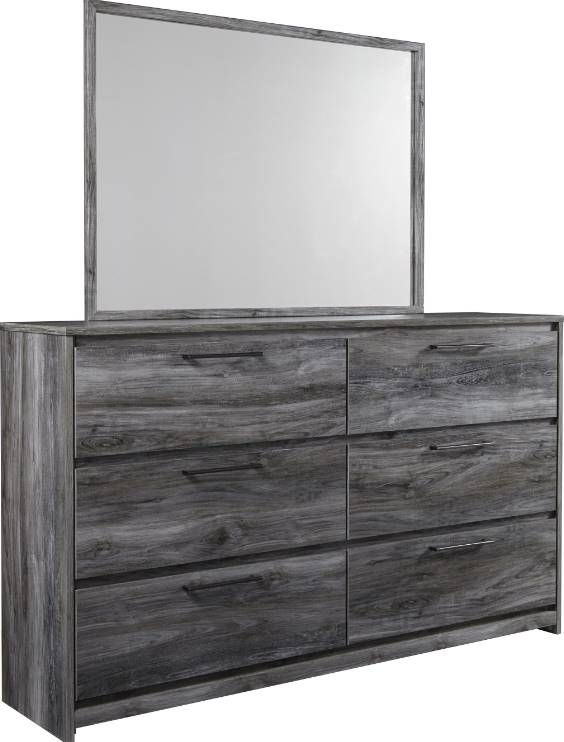 Signature Design by Ashley® Baystorm 6-Piece Gray Queen Panel Storage Bed Set-2