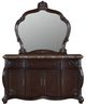 New Classic® Home Furnishings Palazzo Marina Walnut Dresser and Mirror Set-2