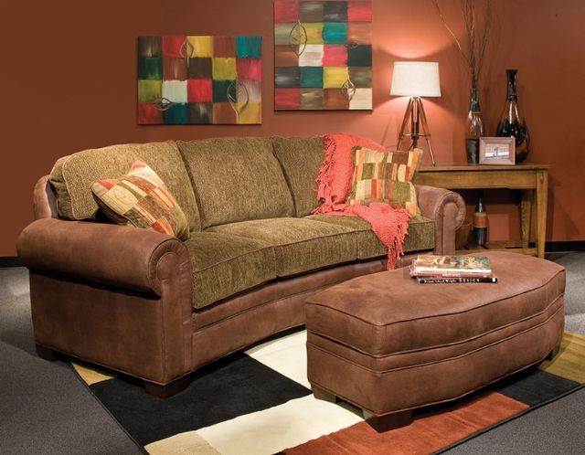 Marshfield Furniture Baldwin Brown Conversation Loveseat-0