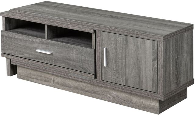 Brassex Inc.  Distressed Grey 48'' Expandable TV Stand-1