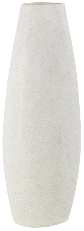 Deco Marche White 9" Polystone Leaf Vase-2