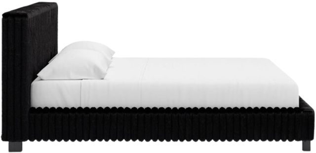Signature Design by Ashley® Birmonton Black Queen Upholstered Bed-2