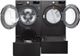 LG 4000 Series Black Steel Front Load Washer & Gas Dryer Package-1