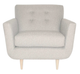 Van Gogh Designs Florence Willow Butter Fabric Chair and a Half-0