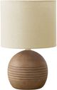 Monarch Specialties Inc. Brown Resin/Beige Shade Table Lamp -0