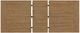 Elements International Montrose 5-Piece Brown Dining Set with Espresso Base-2