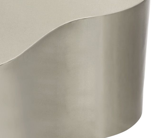 Meridian Furniture Tevere Brushed Silver Coffee Table-3