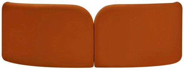 Meridian Furniture Daphne Cognac Velvet Sofa-3