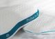 BEDGEAR® Blue/White Pulse Performance 0.2 Standard Youth Pillow-3