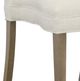 Fairfield® Customizable Entree Dining Camel Short Tufted Back Armless Stack Chair with Mica Legs-2