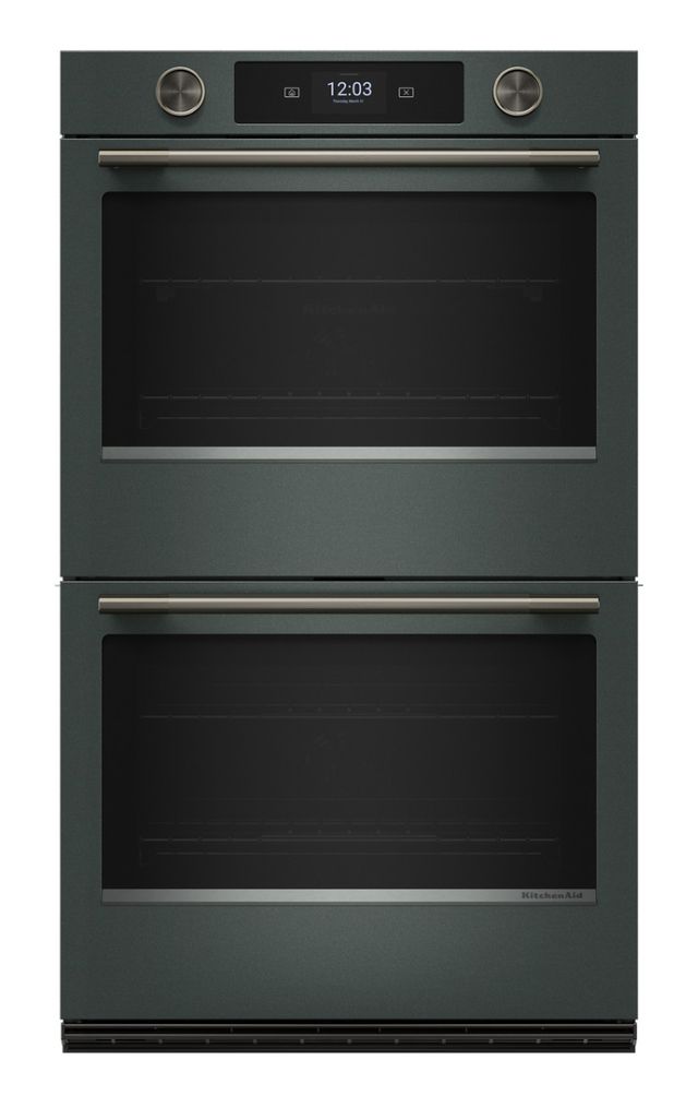 KitchenAid® 30" Juniper Smart Double Electric Wall Oven with Assisted Cook Cycles-3