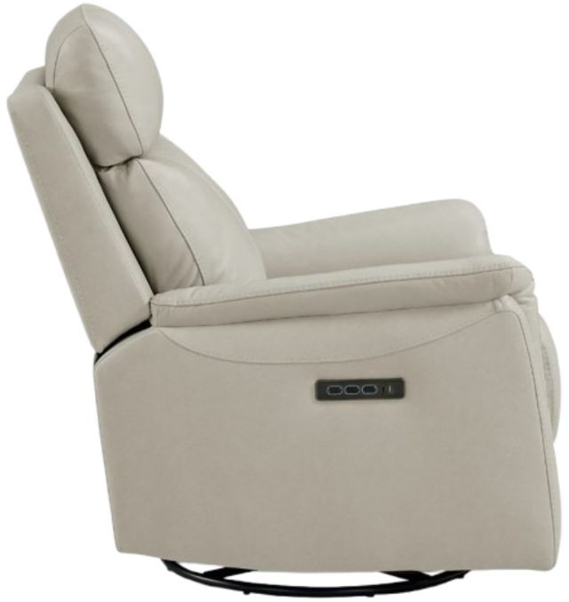 Liberty Furniture Rowland Aline Pristine Leather Power Swivel Glider Recliner-4