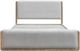 Modus Furniture Hollis Cabin Glow/Sweater California King Upholstered Panel Bed-2