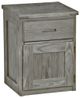 Crate Designs™ Furniture Storm 30" Tall Nightstand with Lacquer Finish Top Only-0