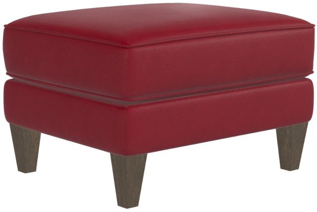 Flexsteel® Customizable Digby Leather Ottoman-3