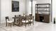Furniture of America® Vellara Dark Walnut Wood Top Dining Table-1