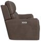 Flexsteel® Carter Brown Power Reclining Sofa with Console and Power Headrests and Lumbar-4