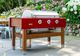 Caliber™ Signature Rockwell 60" 2-Burner Crimson Freestanding Liquid Propane Grill/Griddle Duo with Casters-1