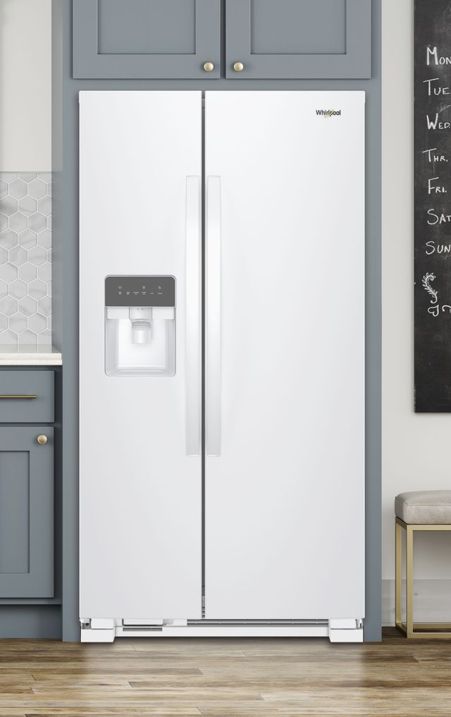 Whirlpool® 24.6 Cu. Ft. White Side-By-Side Refrigerator-2