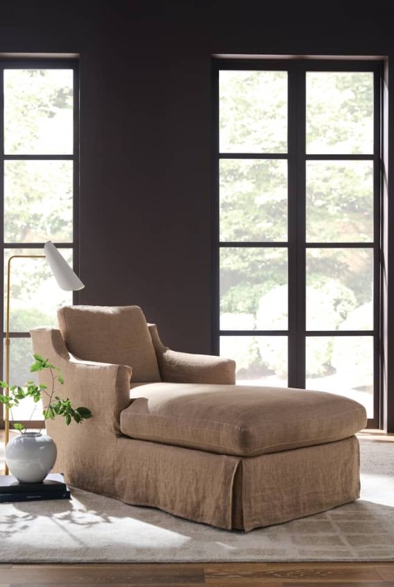 Rowe® Customizable Madeline Slipcovered Chaise Chair-1