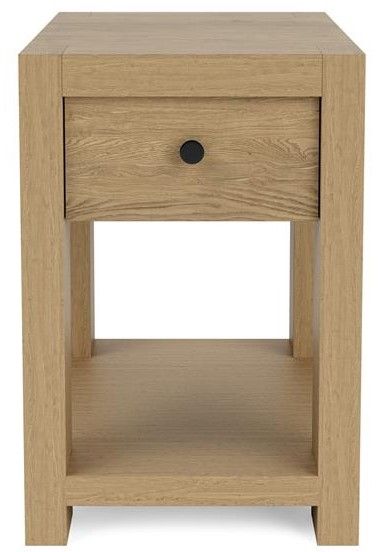 Riverside Furniture Davie Pale Oak Chairside Table-1