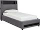 Signature Design by Ashley® Verishaw Gray Twin Upholstered Panel Bed-0