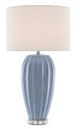 Currey & Company Bluestar Light Blue/Clear Table Lamp-1