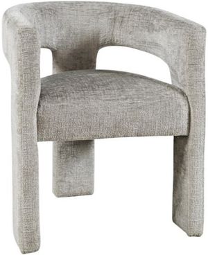 Jofran Inc. Gwen Gray Open-Back Upholstered Chair