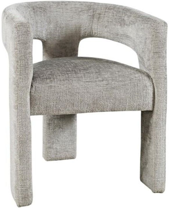 Jofran Inc. Gwen Gray Open-Back Upholstered Chair-0