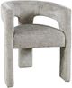 Jofran Inc. Gwen Gray Open-Back Upholstered Chair-0