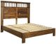 International Furniture Direct Parota 4-Piece Brown Natural Two-Tone Queen Bedroom Set-1