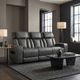 Primo™ International Heritage Colton Charcoal Leather-Match Power Motion Sofa-2