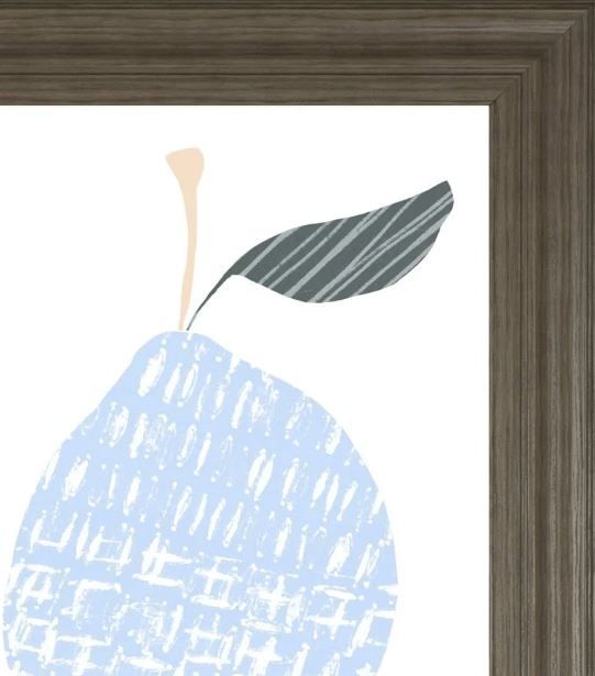 Classy Art Blue Cut Paper Fruit IV by June Erica Vess Wall Art-1