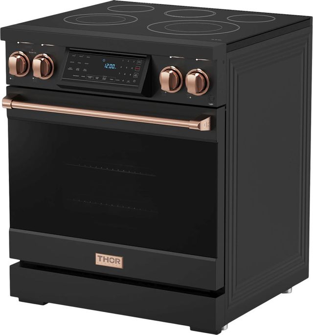Thor Kitchen® Gordon Ramsay Series 36" Matte Black Pro Style Electric Range-1
