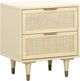 TOV Furniture Sierra Buttermilk 22" 2-Drawer Nightstand-0