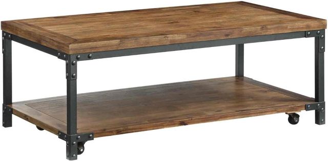 Steve Silver Co. Lantana Antiqued Honey Cocktail Table-2