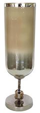 A & B Home Beige/Silver Vase-4