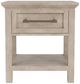 Riverside Furniture Bennett Frosted Gray Nightstand-2