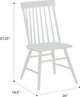 Emerald Home Midland White Dining Chair-2