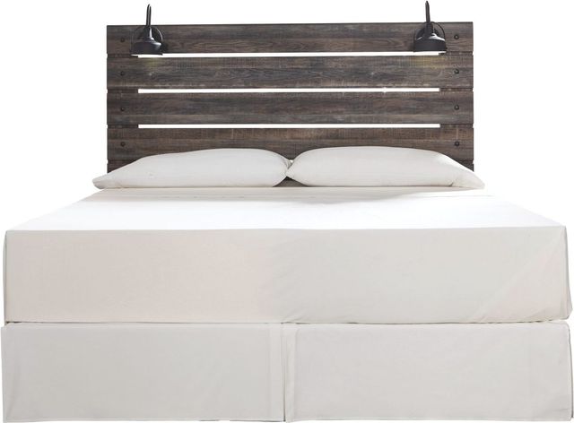 Signature Design by Ashley® Drystan Brown Queen Panel Headboard-1
