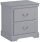Homelegance® Seabright Gray Nightstand-0