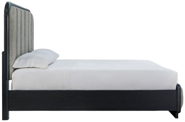 Signature Design by Ashley® Rowanbeck Black/Gray Queen Upholstered Panel Bed-2